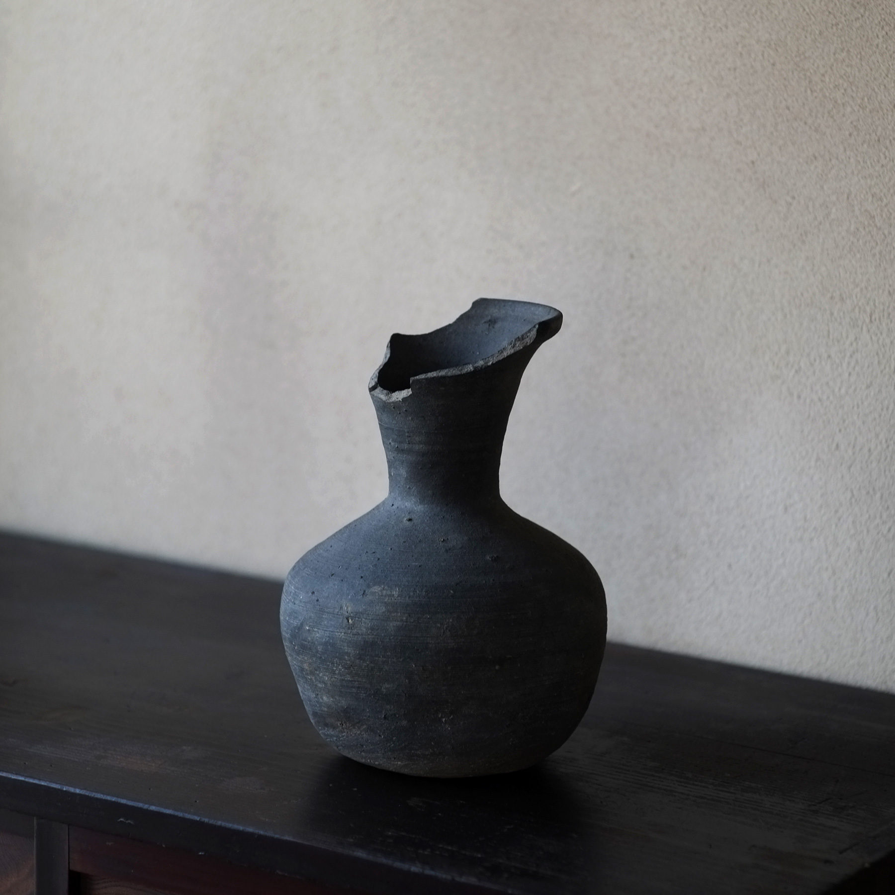 須恵器 長頸瓶 8 9世紀 骨董と詩学 Antique Poetics 蛇韻律