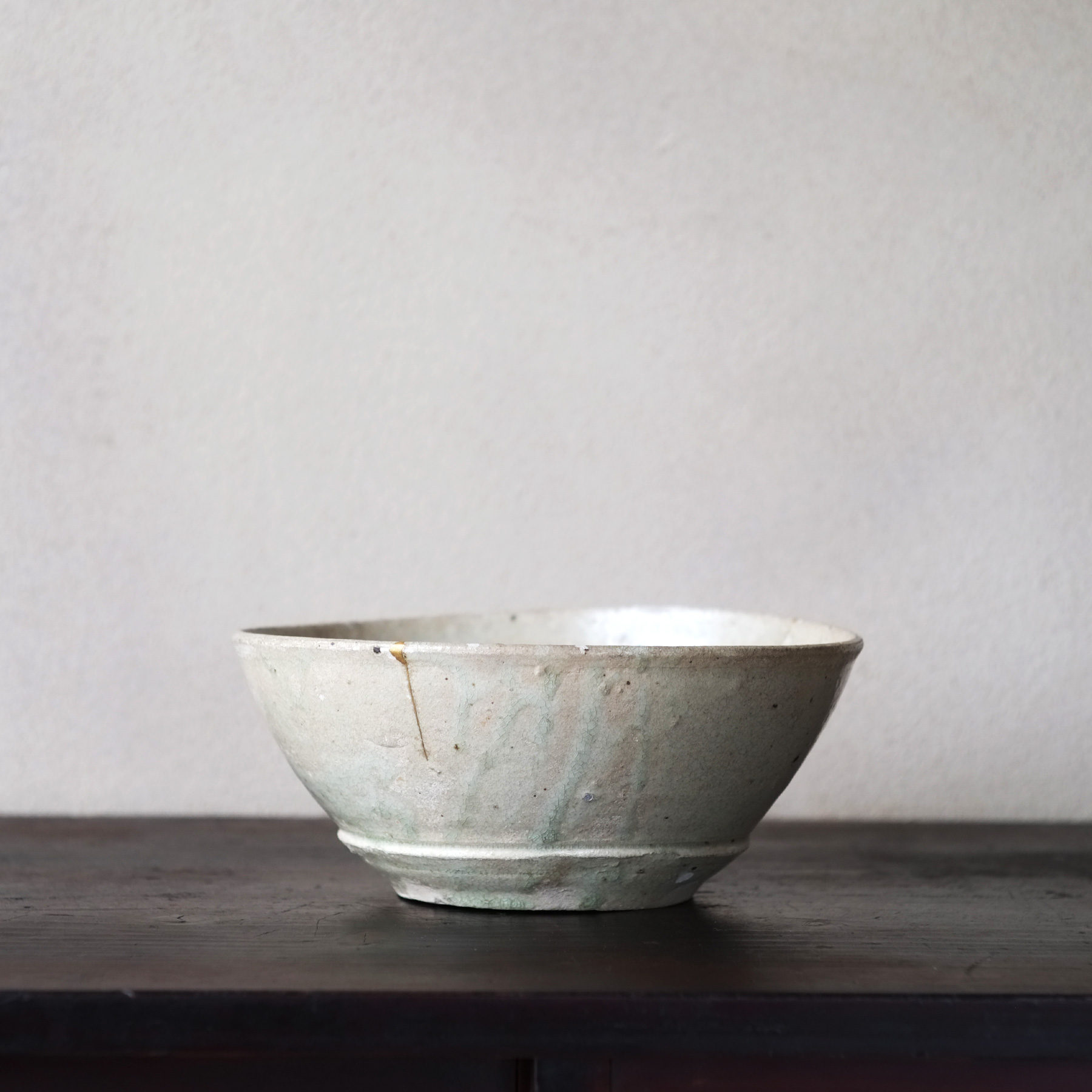 Textile Conical bowl in porcelain