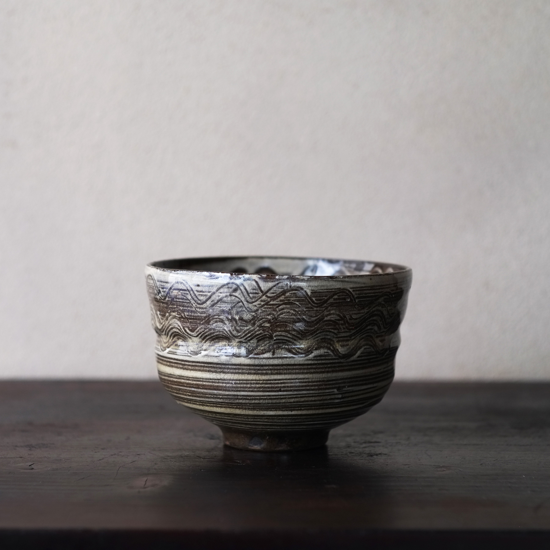 現川焼 刷毛目茶碗 | 骨董と詩学 Antique & Poetics | 蛇韻律