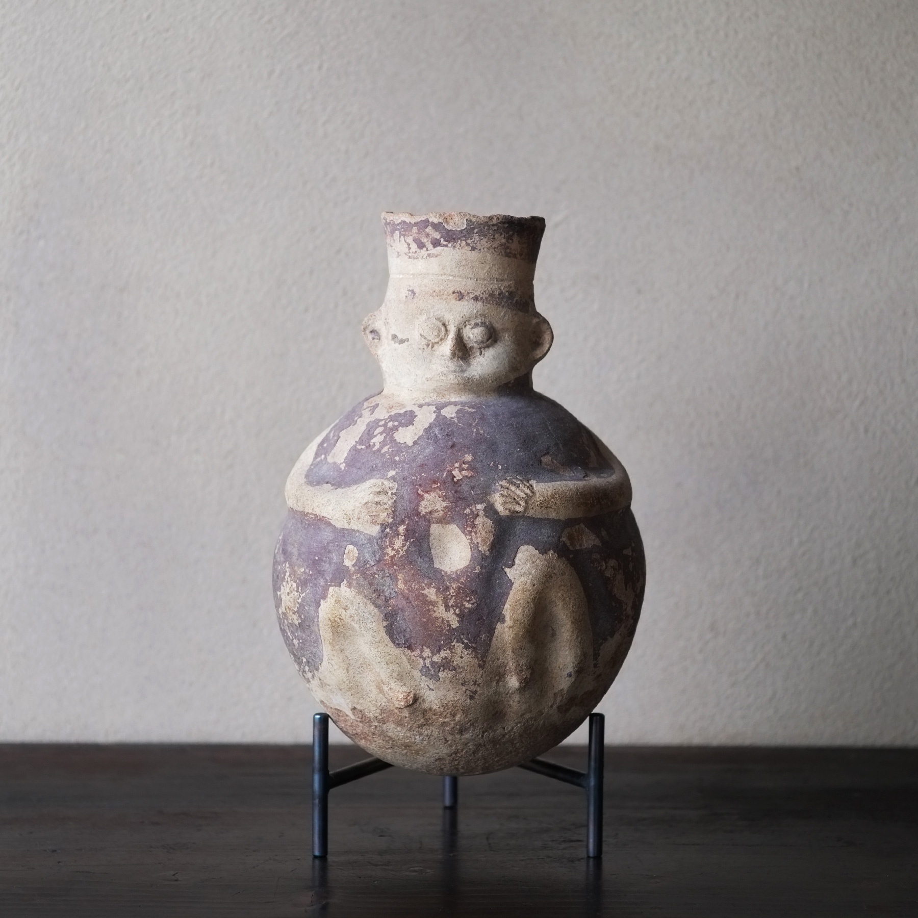 チャンカイ文化 加彩人形壺 | 骨董と詩学 Antique & Poetics | 蛇韻律