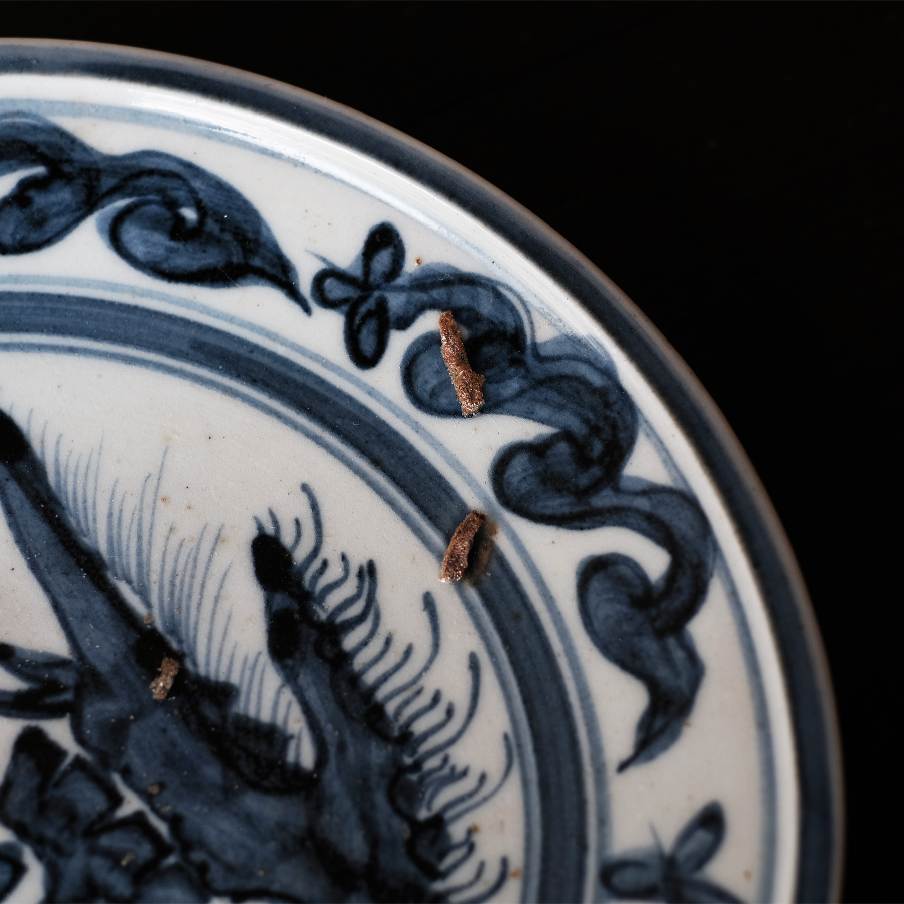 初期伊万里 染付楼閣山水図皿 | 骨董と詩学 Antique & Poetics | 蛇韻律