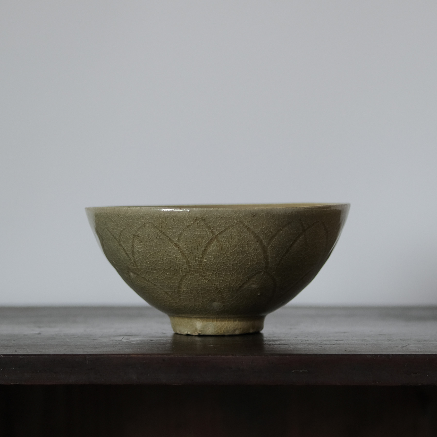 高麗 青磁陰刻蓮華文茶碗 | 骨董と詩学 Antique & Poetics | 蛇韻律