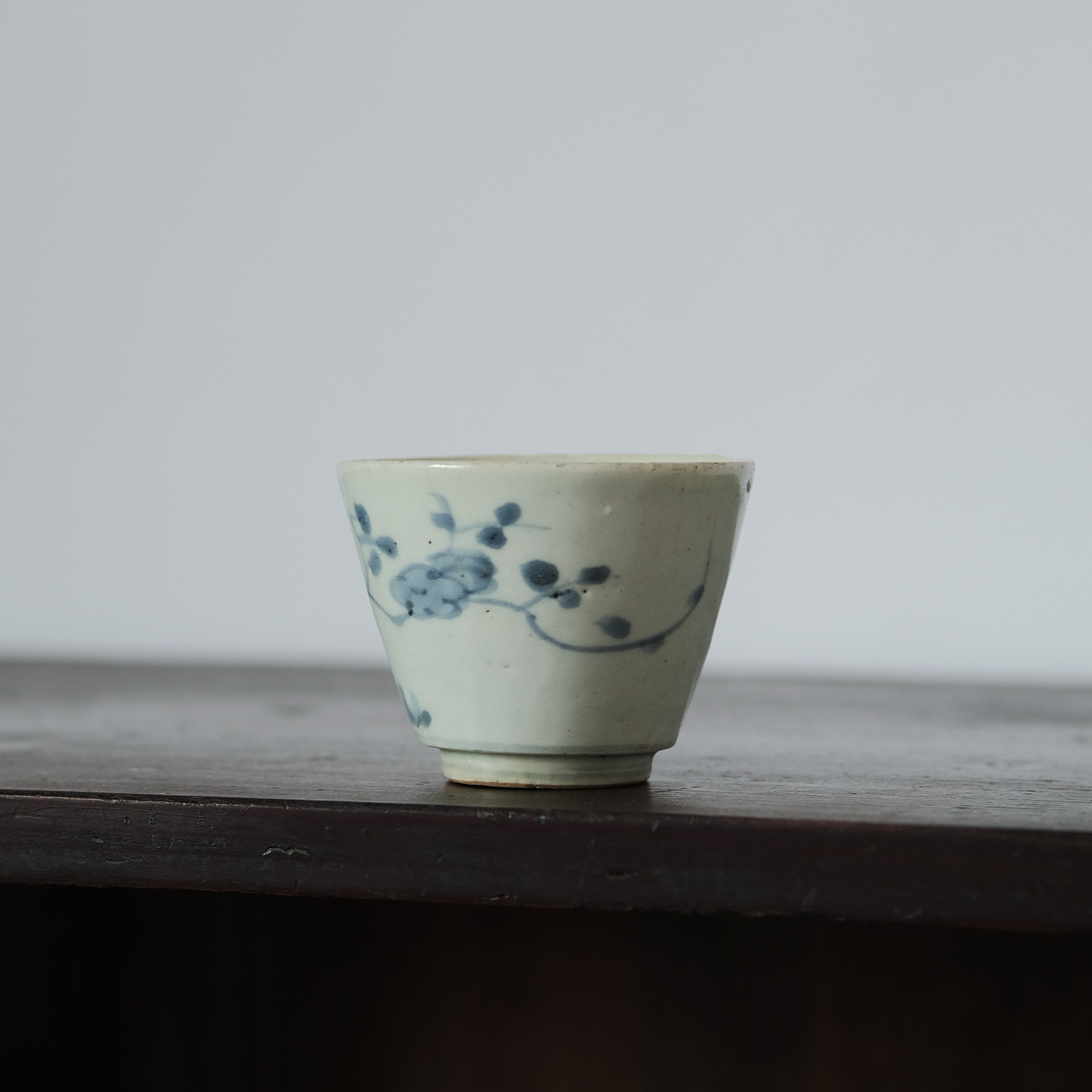 古伊万里 染付花鳥文蕎麦猪口 | 骨董と詩学 Antique & Poetics | 蛇韻律